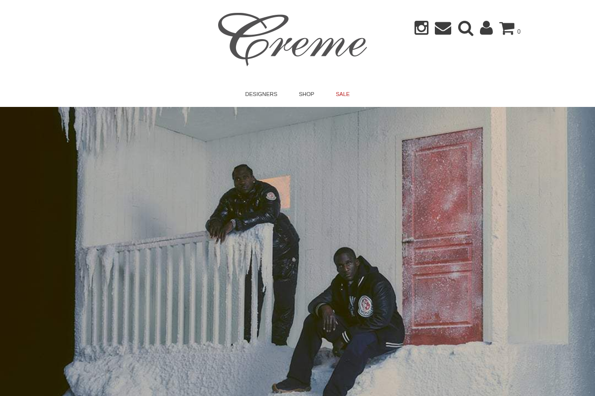 Creme321 homepage screenshot