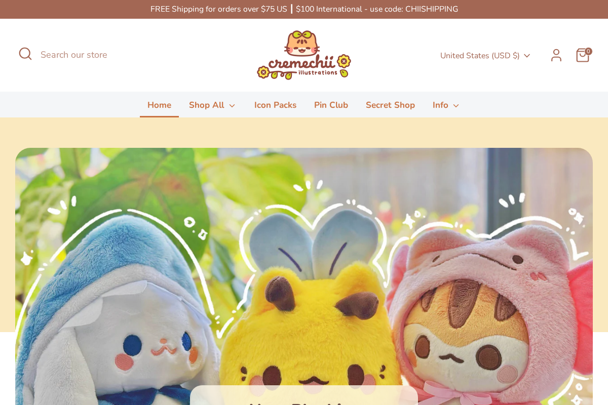 Cremechii homepage screenshot