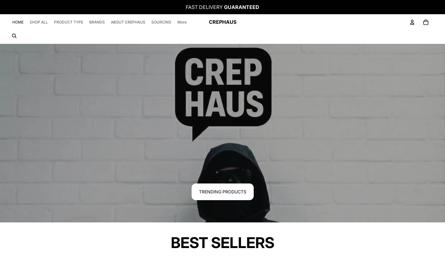 Crep Haus LTD homepage screenshot