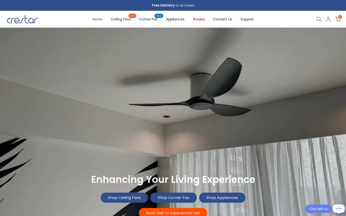 Crestarfan homepage screenshot