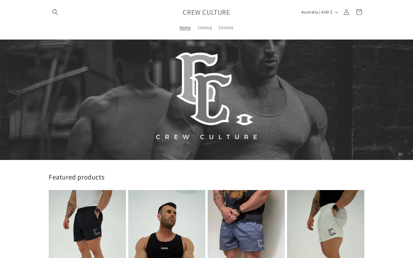 crewcultureshop.com homepage screenshot