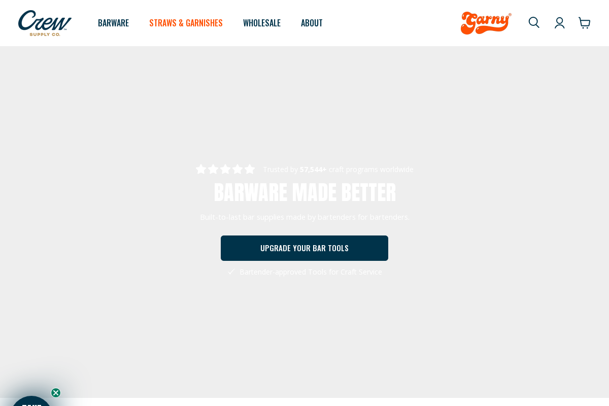 Crew Supply Co. homepage screenshot