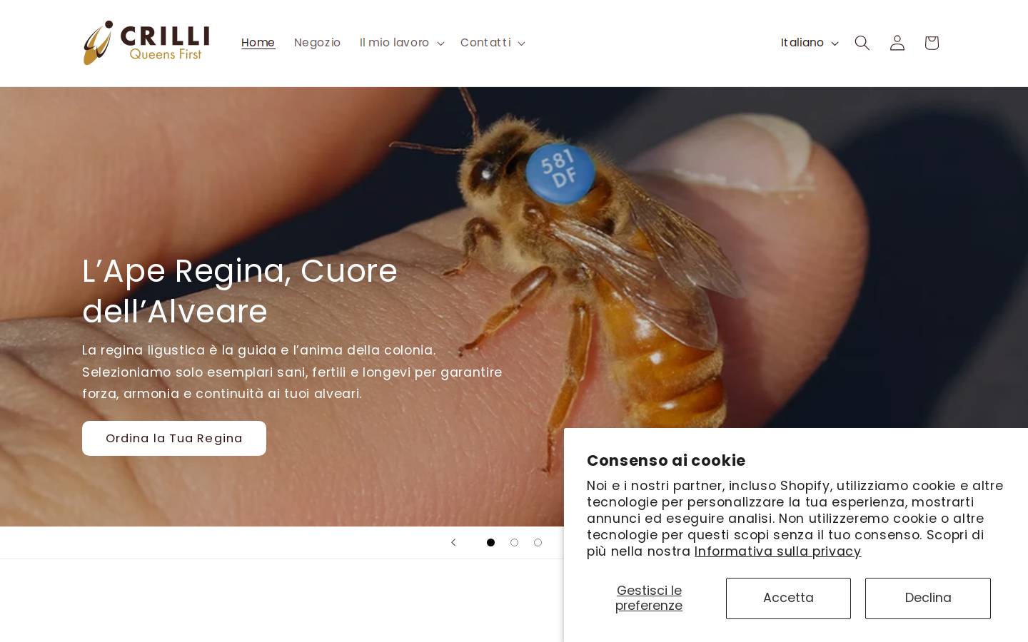 crilli.com homepage screenshot