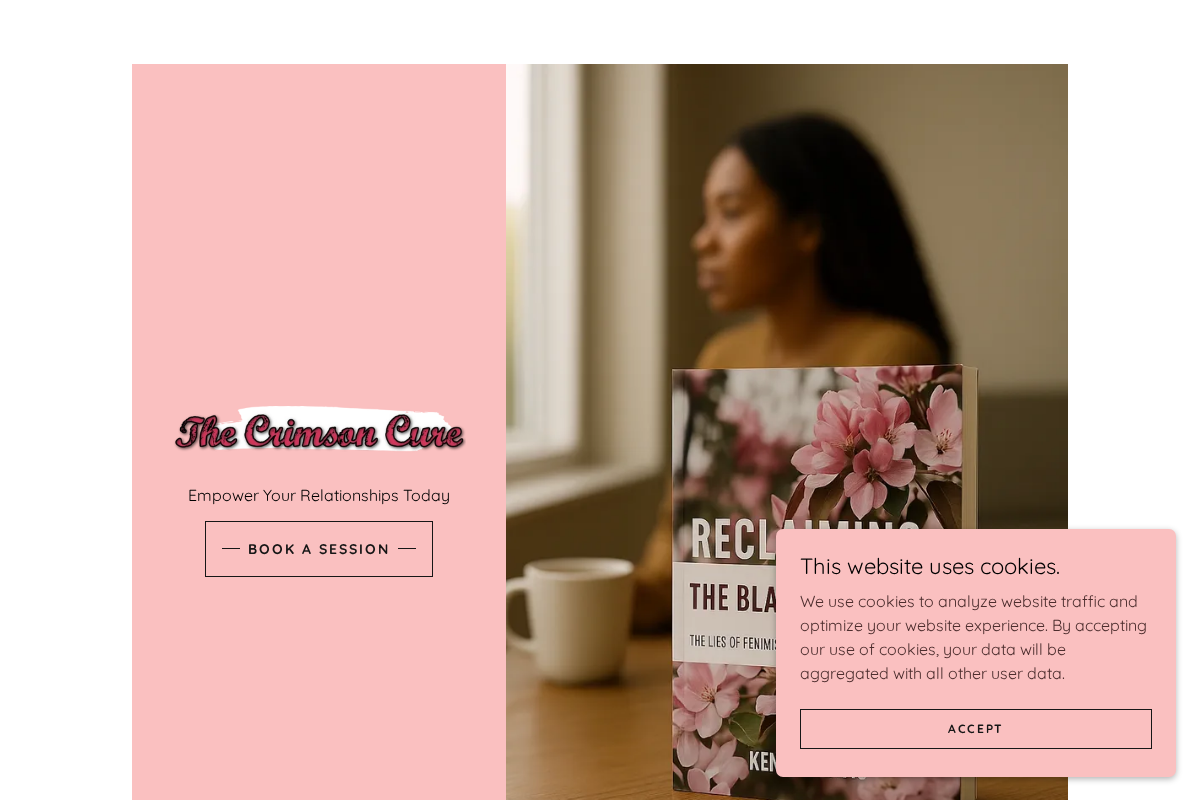 crimsoncure.com homepage screenshot