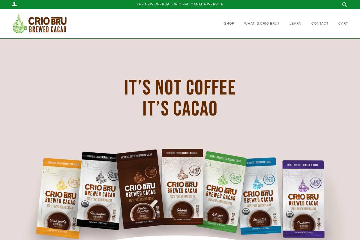 crio-bru.ca homepage screenshot