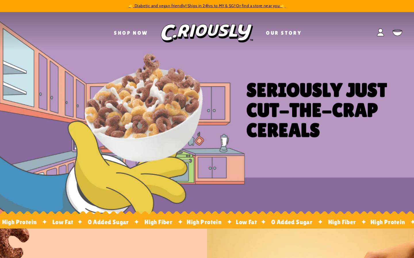 criously.co homepage screenshot
