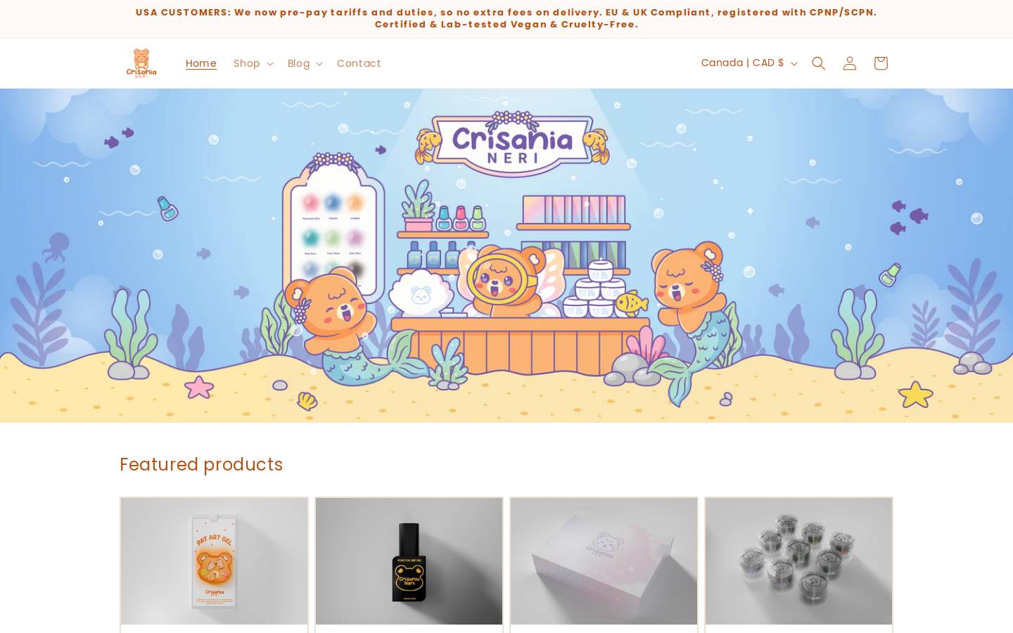 Crisanianeri homepage screenshot