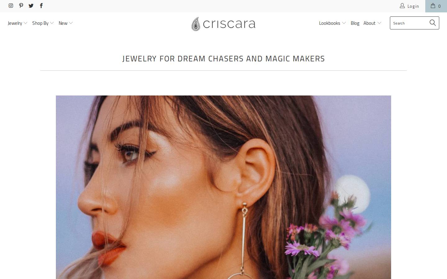 criscara.com homepage screenshot