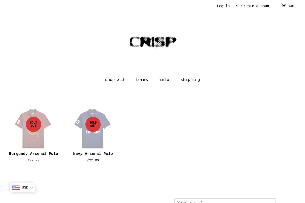 Crisplondon homepage screenshot