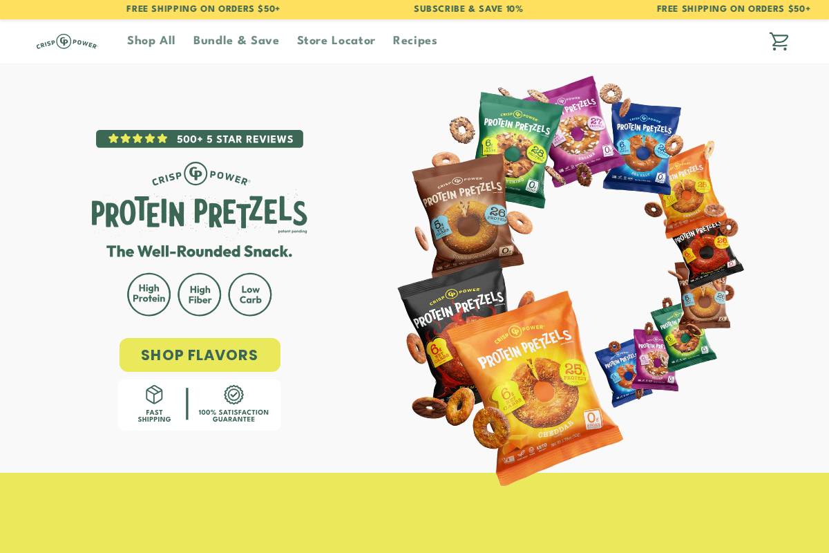 crisppower.com homepage screenshot