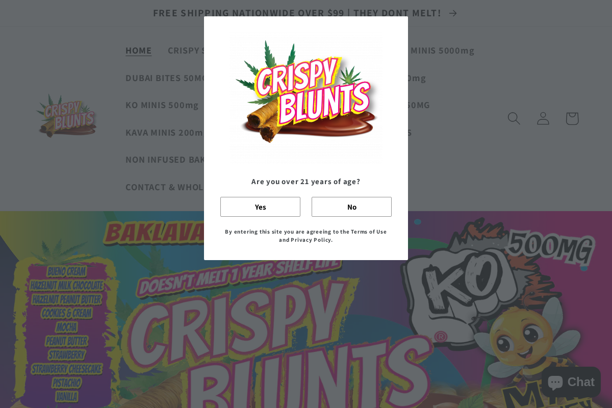 Crispy Baklava homepage screenshot