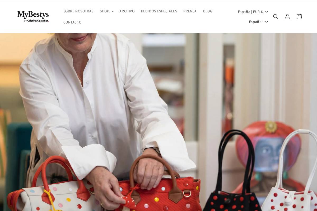 cristinacastaner.com homepage screenshot