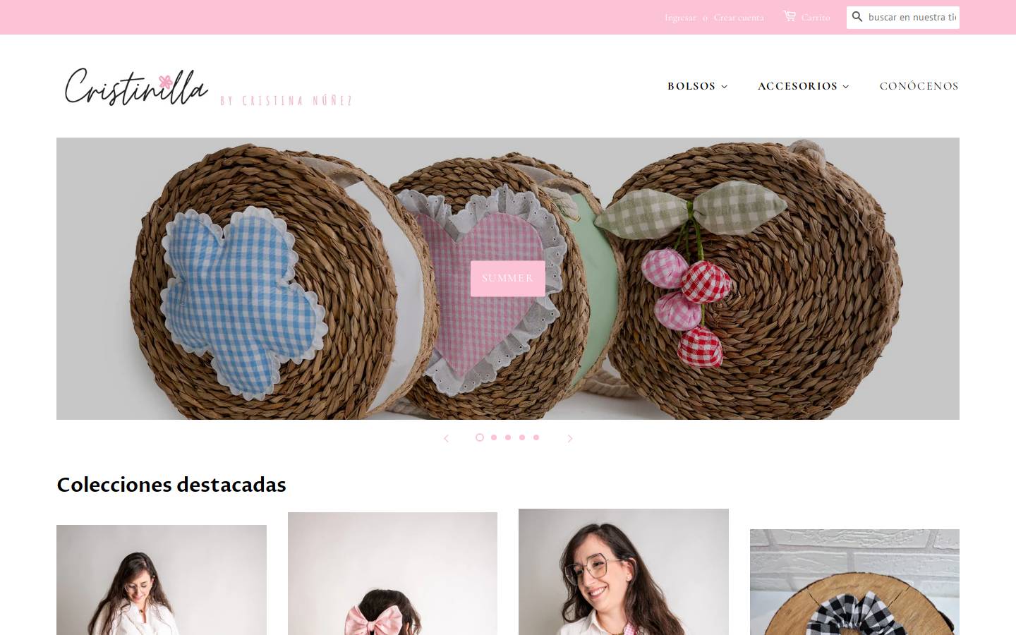 cristinilla.com homepage screenshot