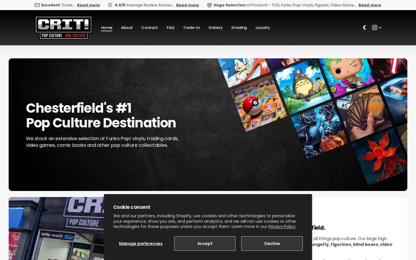 crit.co.uk homepage screenshot