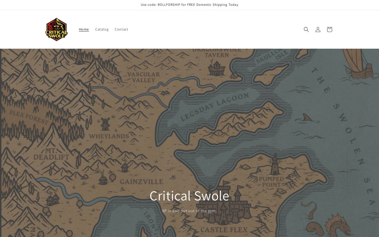 criticalswole.com homepage screenshot