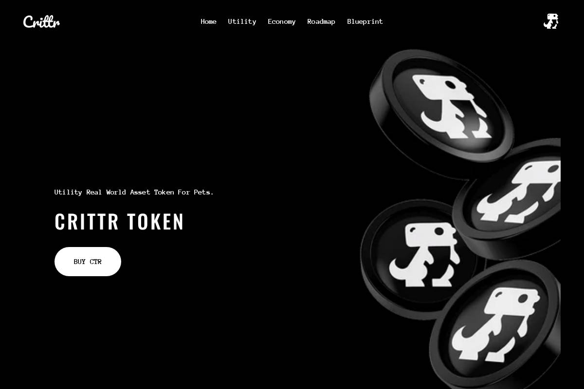 crittr.app homepage screenshot