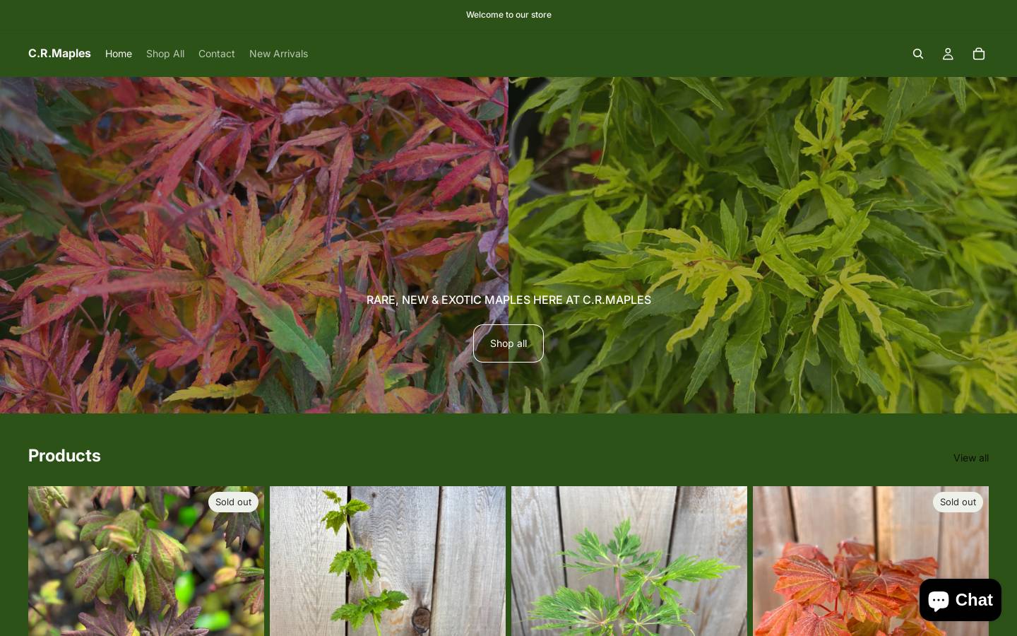 crmaples.com homepage screenshot