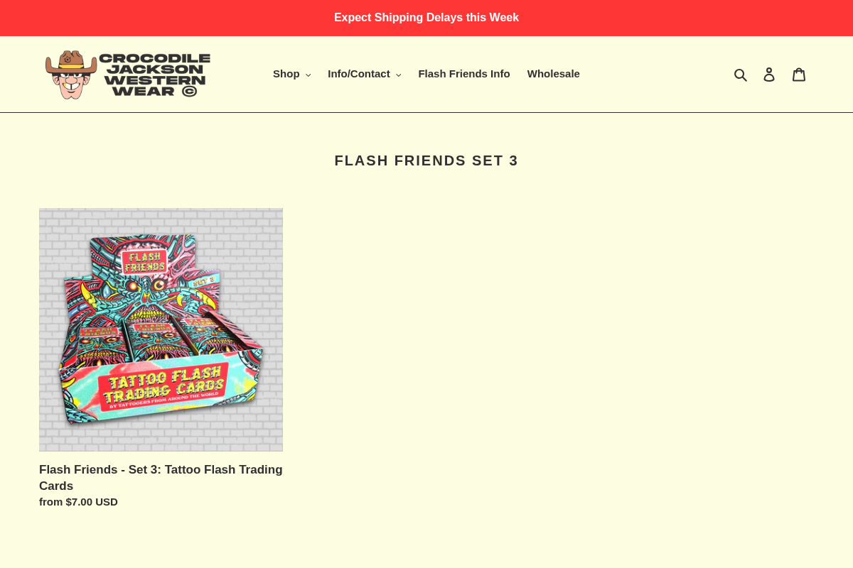 Crocodile Jackson homepage screenshot