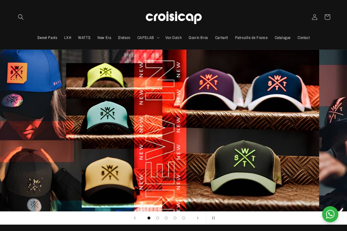 Croisicap homepage screenshot