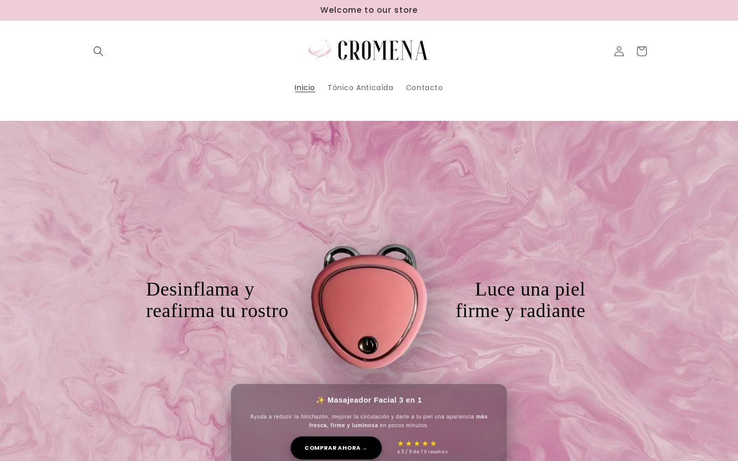 cromena.com homepage screenshot