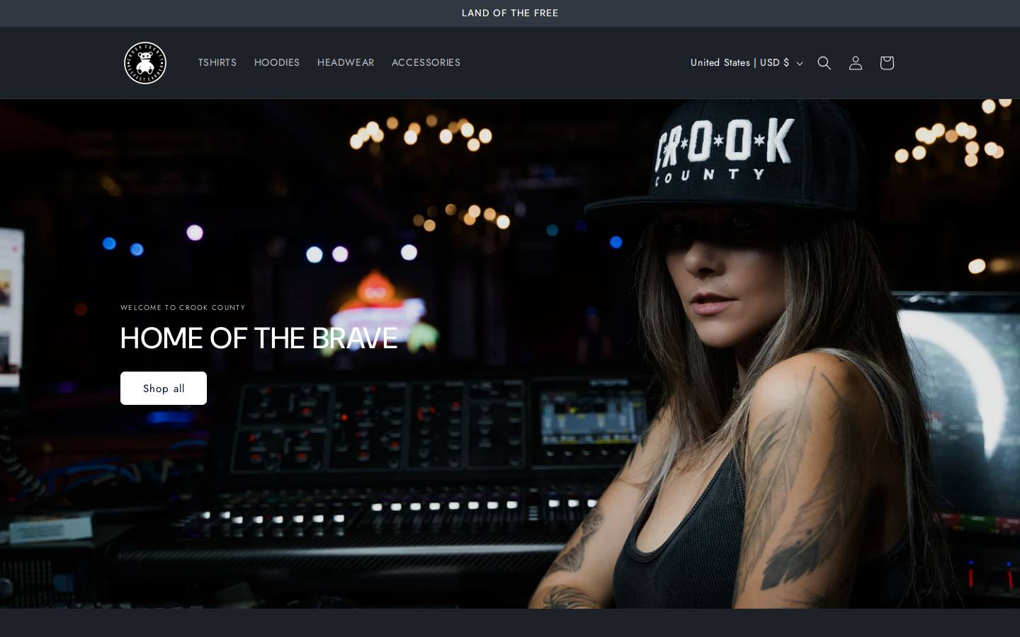 crookco.com homepage screenshot