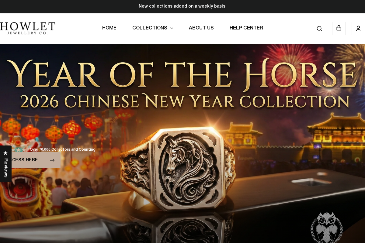 Crooked Howlet Designs homepage screenshot