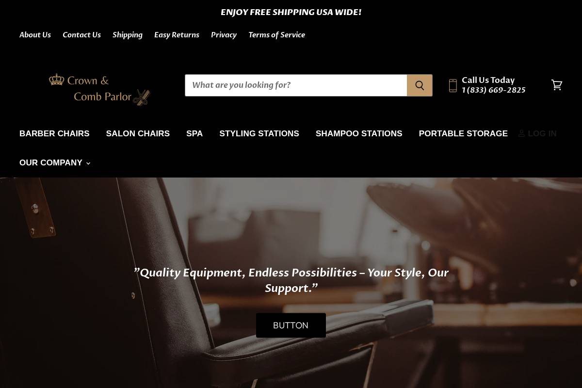 crownandcombparlor.com homepage screenshot