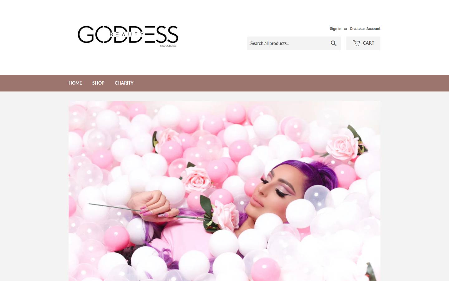 crownthatgoddess.com homepage screenshot