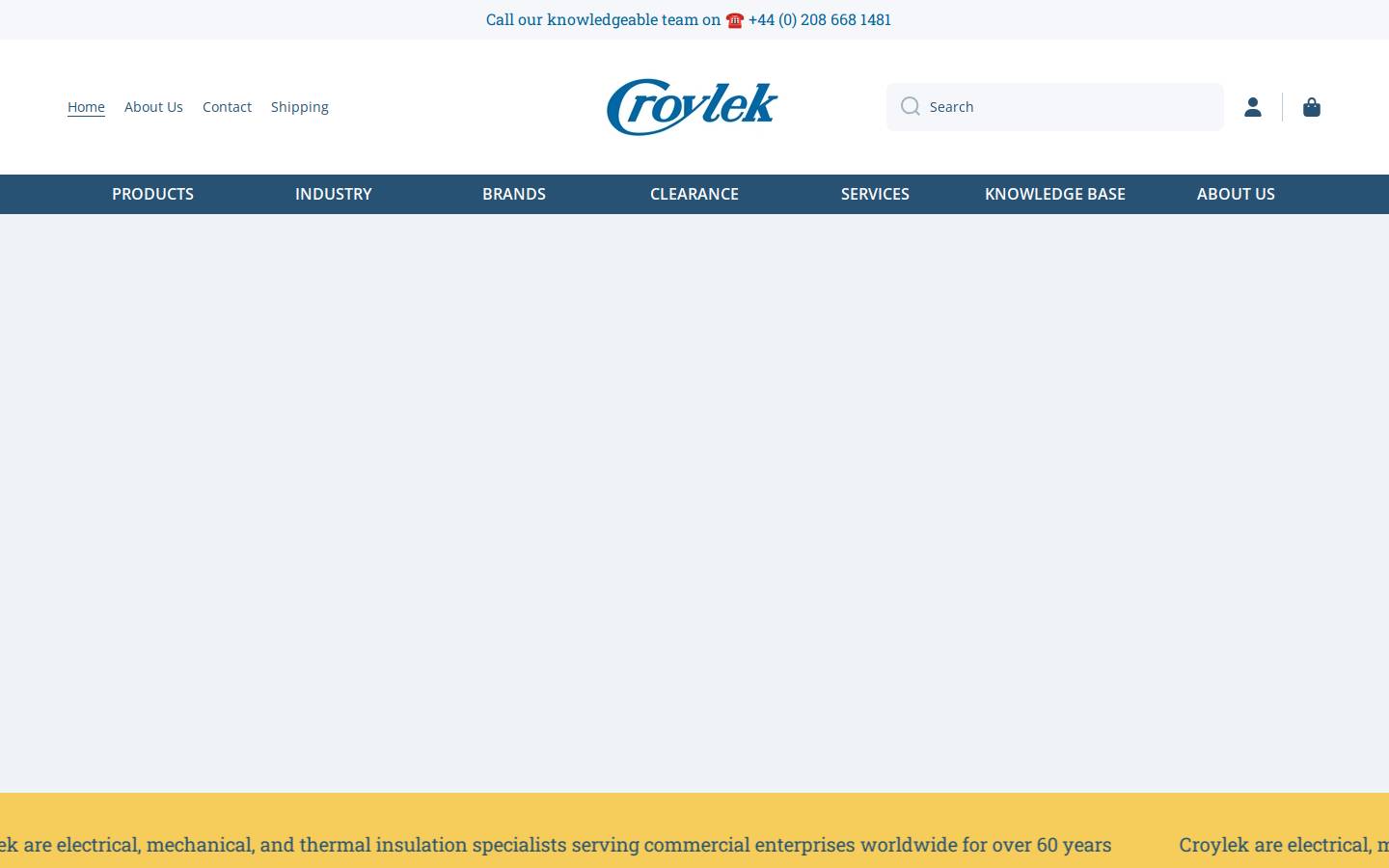 Croylek Ltd homepage screenshot