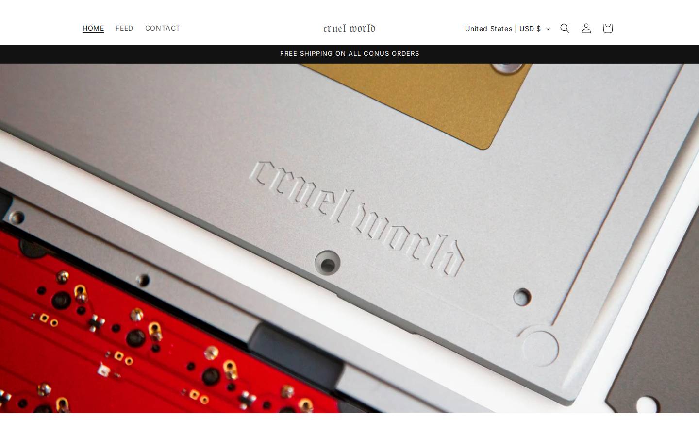 cruelworld.wtf homepage screenshot