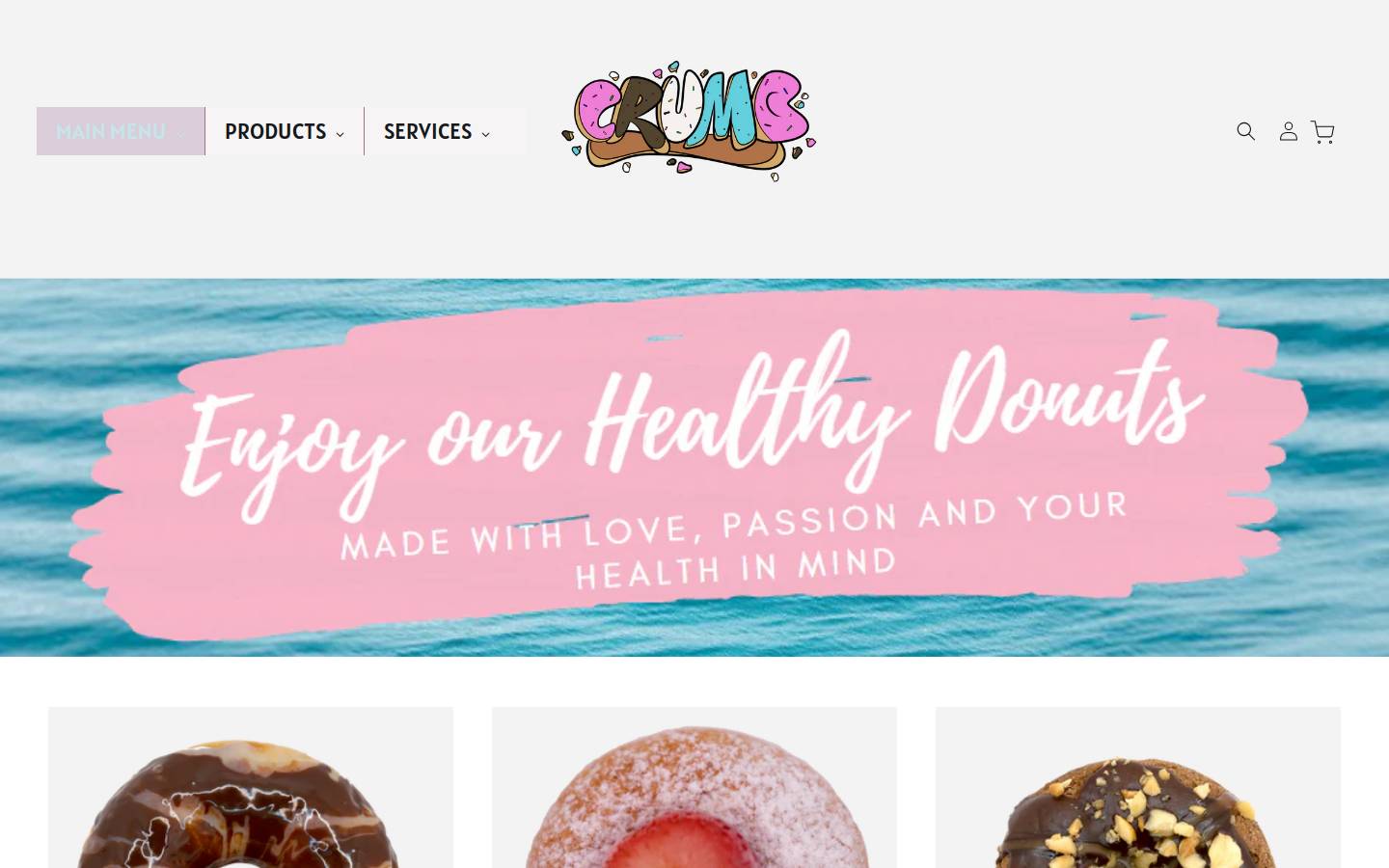 crumb.shop homepage screenshot