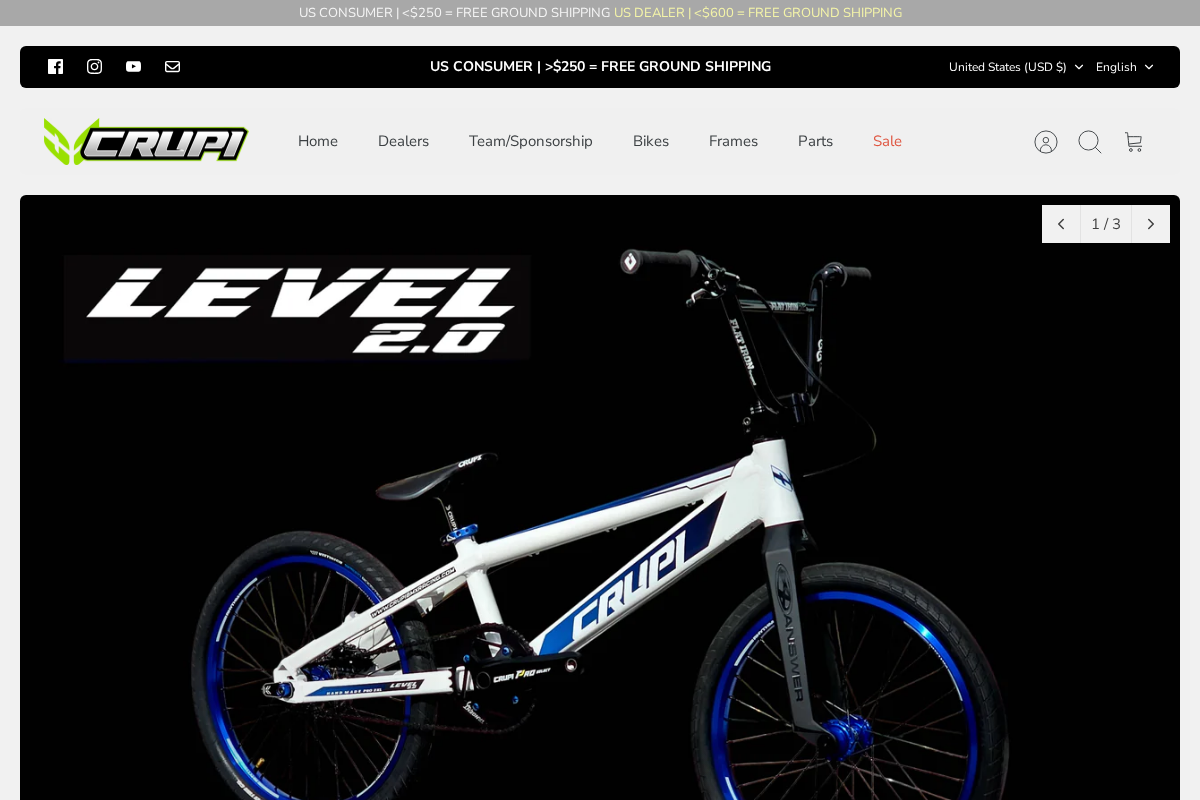 crupibmxracing.com homepage screenshot