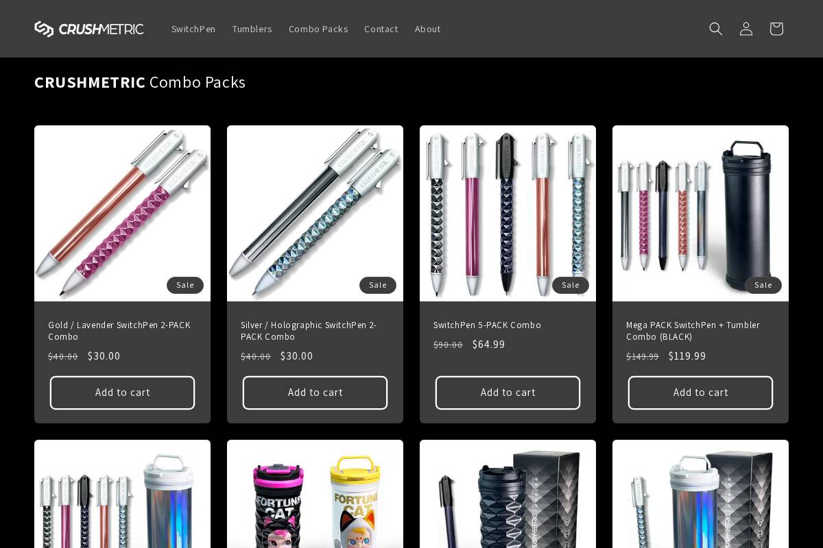 crushmetric.com homepage screenshot