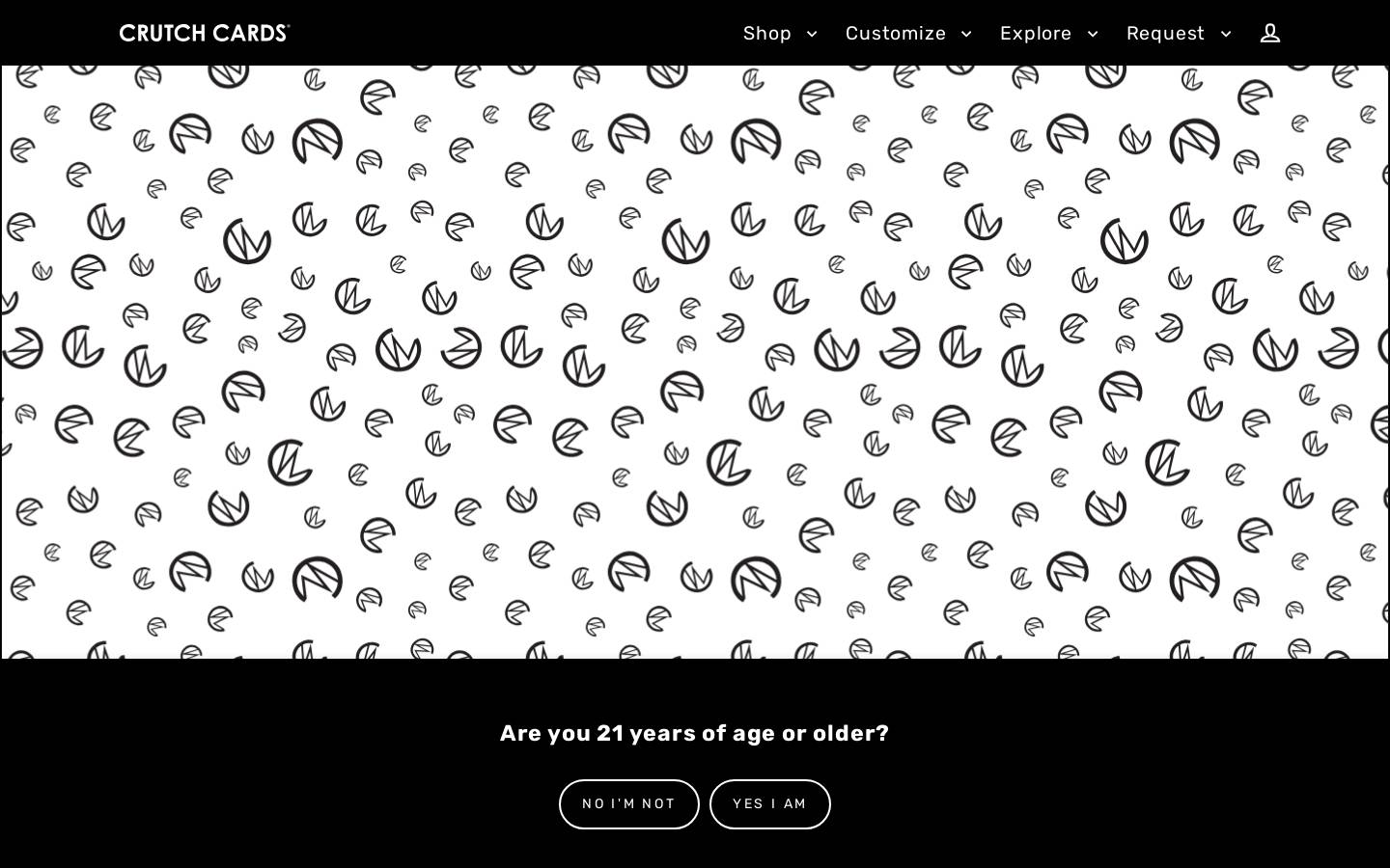 crutchcards.com homepage screenshot