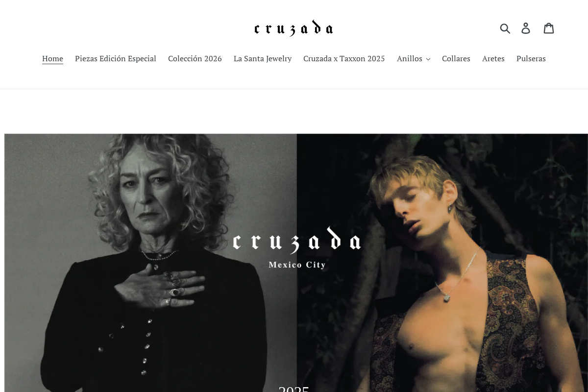 cruzada mexico homepage screenshot
