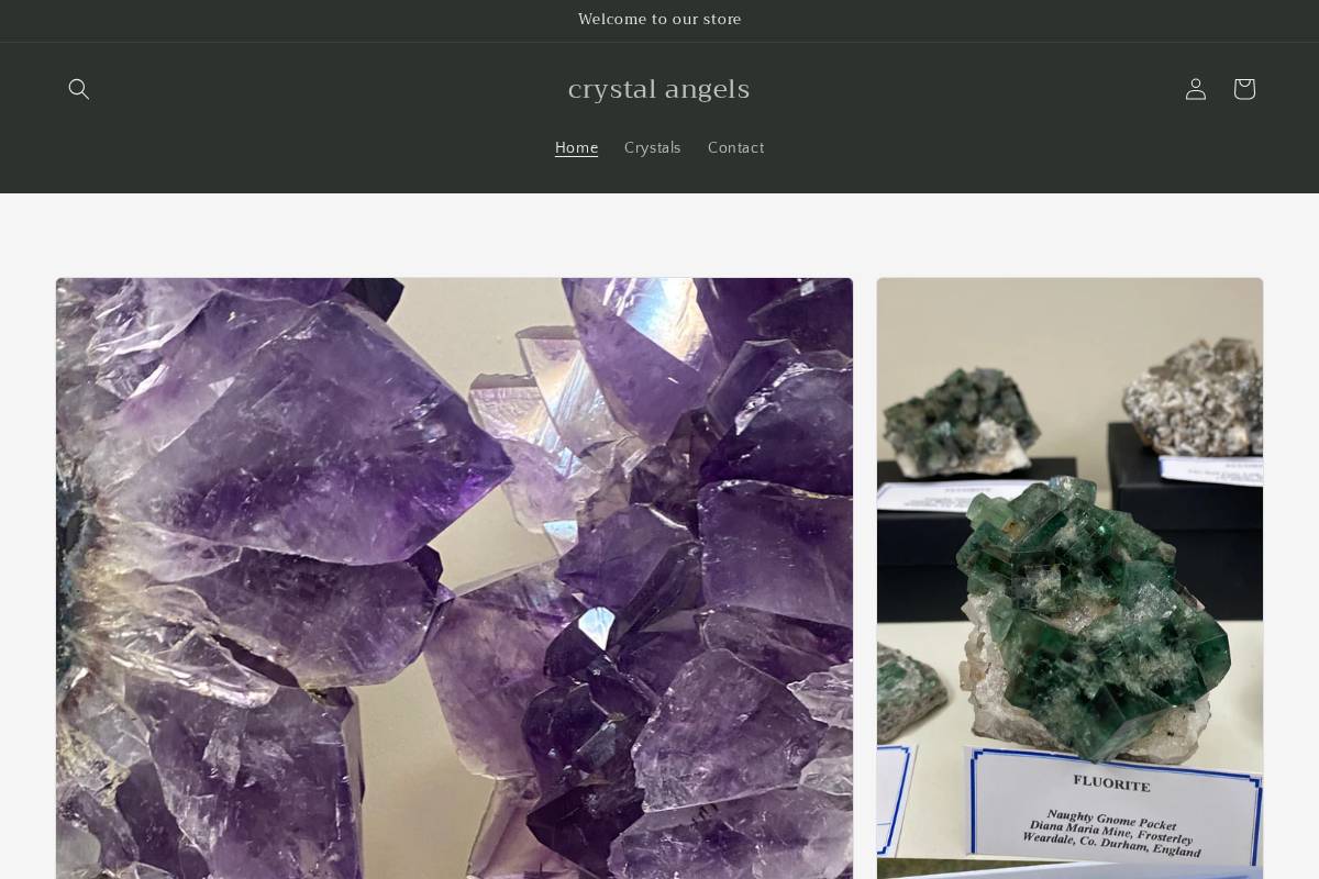 crystalangels8.com homepage screenshot