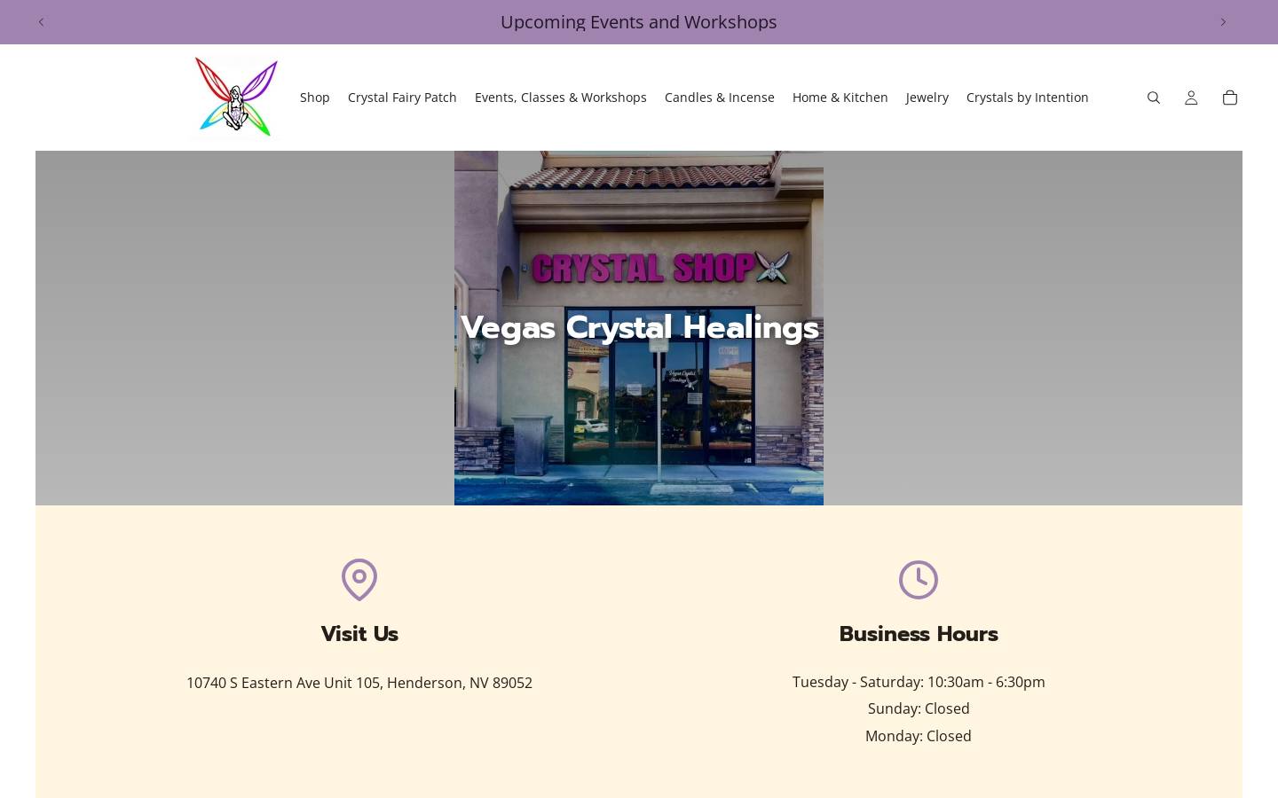 crystalfairypatch.com homepage screenshot