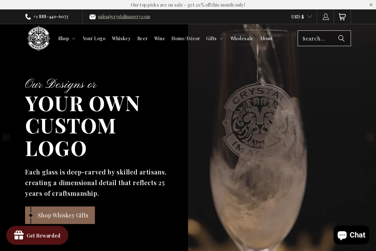 Crystal Imagery Inc. homepage screenshot