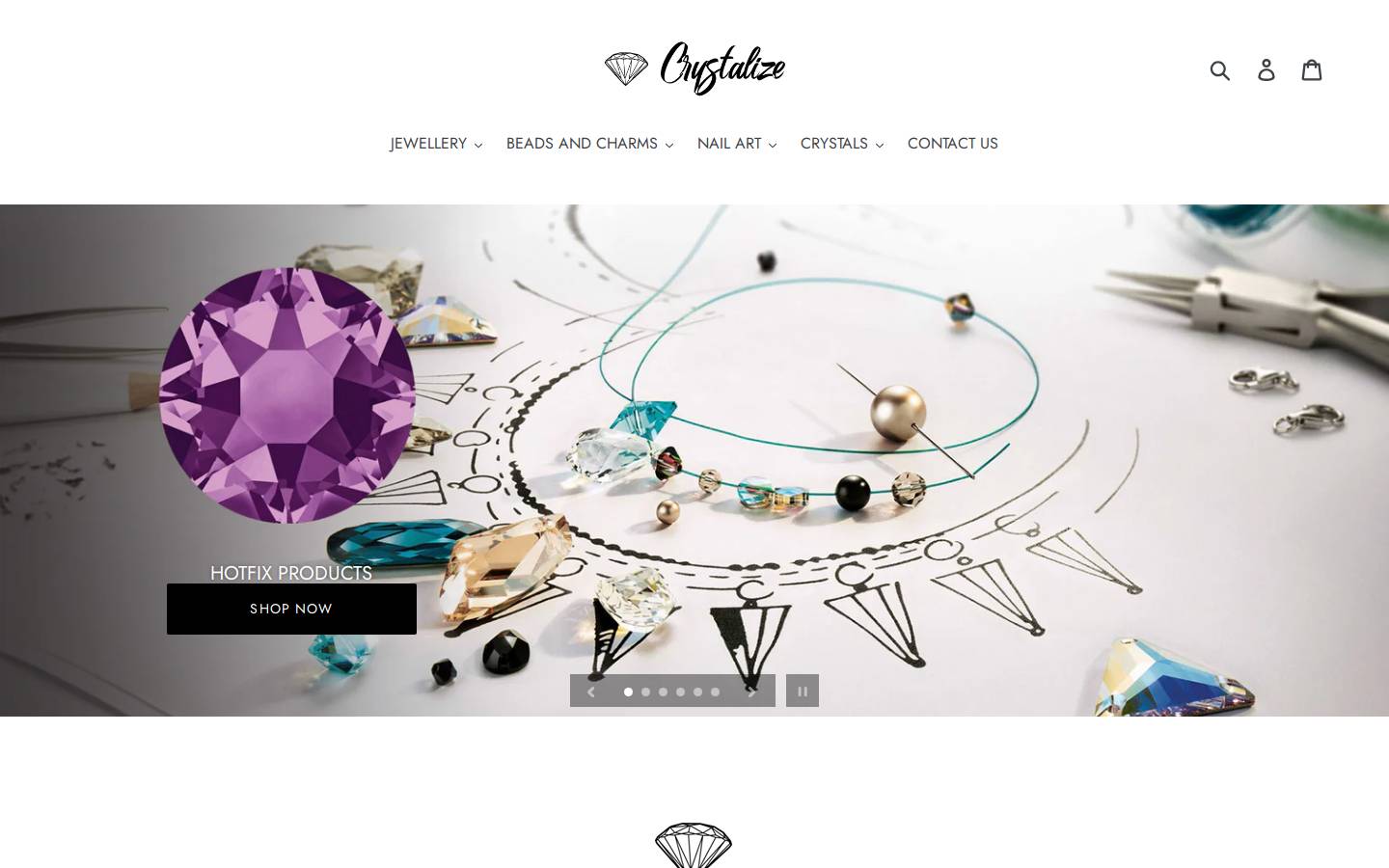 crystalize.co.za homepage screenshot