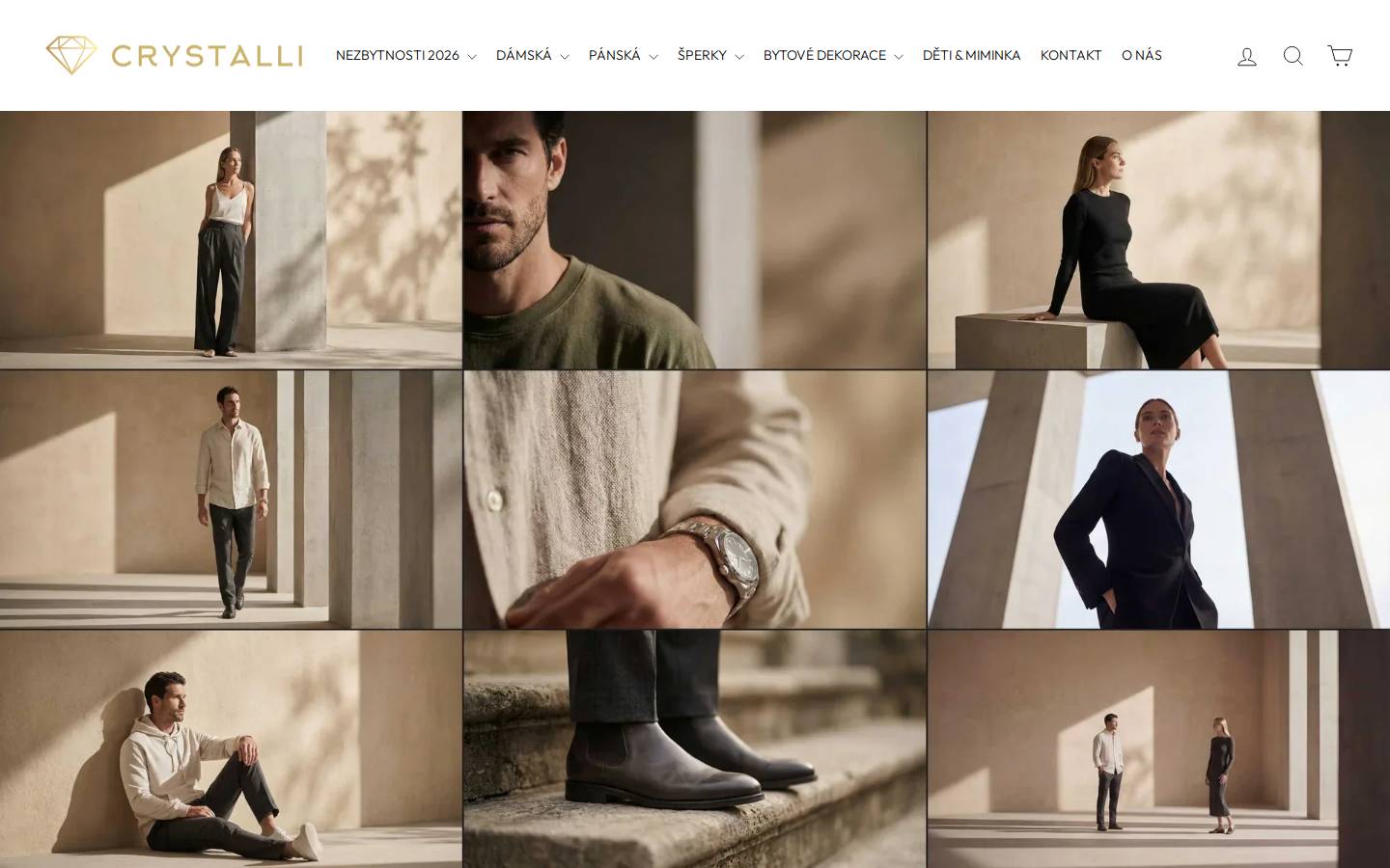 Crystalli homepage screenshot