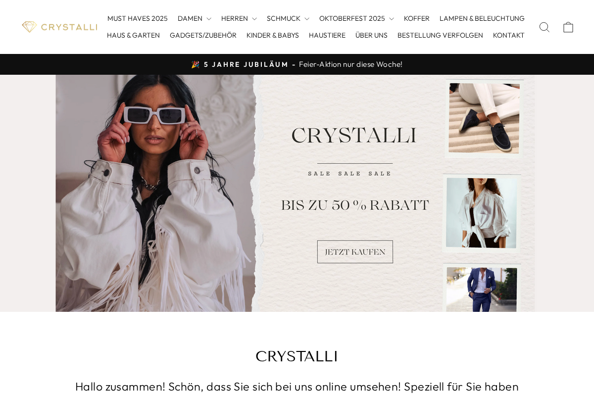 Crystalli homepage screenshot