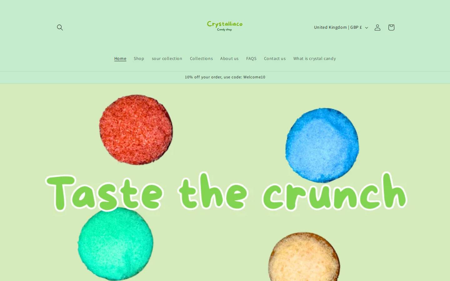 crystalliaco.com homepage screenshot