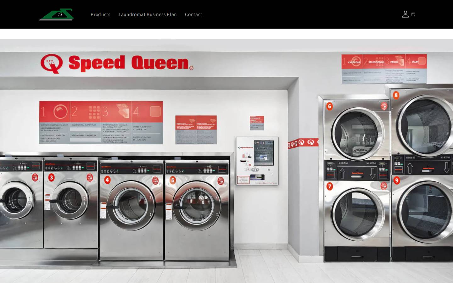 cs-laundry.com homepage screenshot