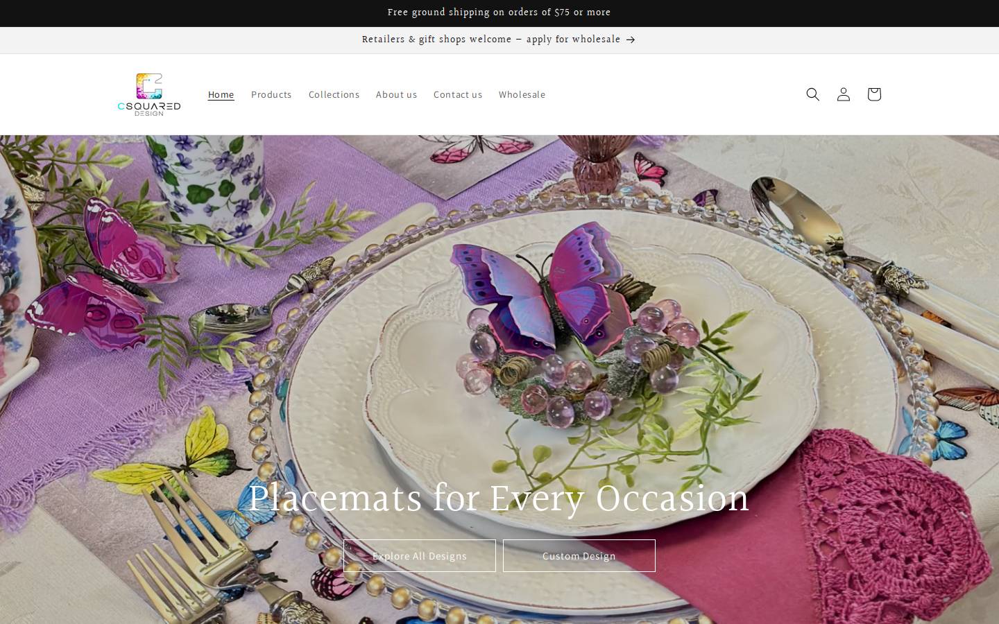 csquaredesign.com homepage screenshot
