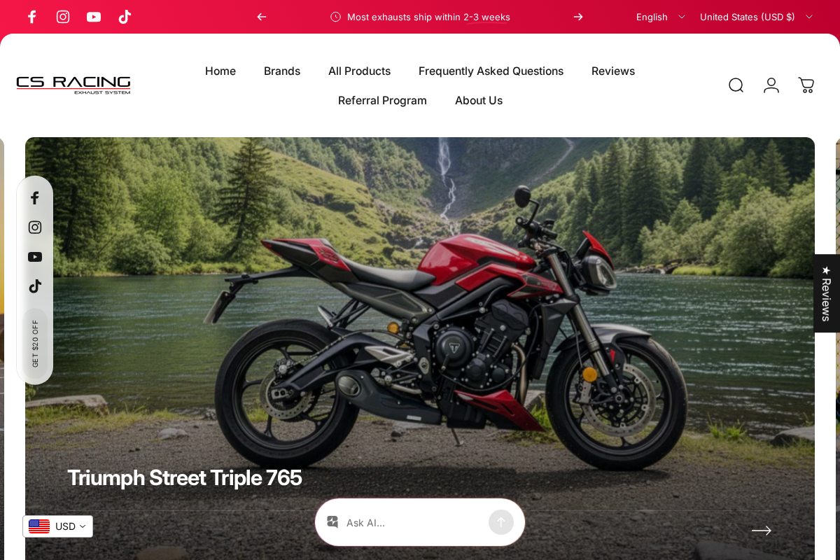 csracingusa.com homepage screenshot