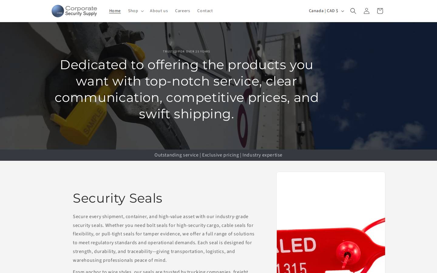 cssstore.com homepage screenshot