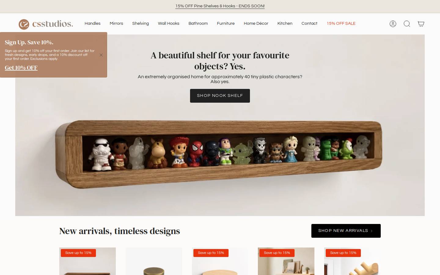 Creative Sidekick Studios homepage screenshot