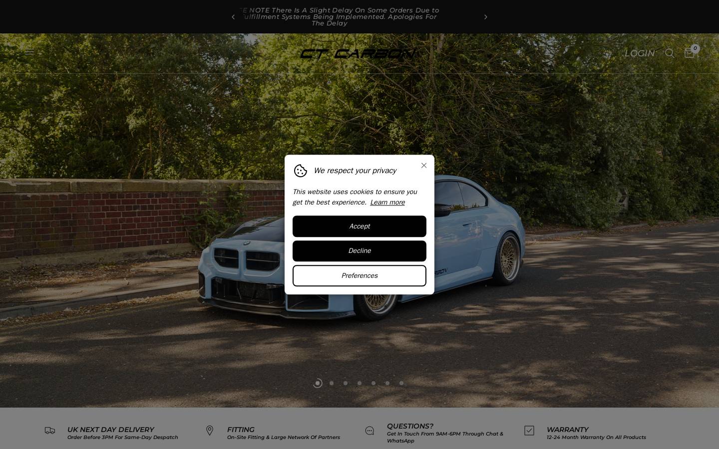 ctcarbon.com homepage screenshot