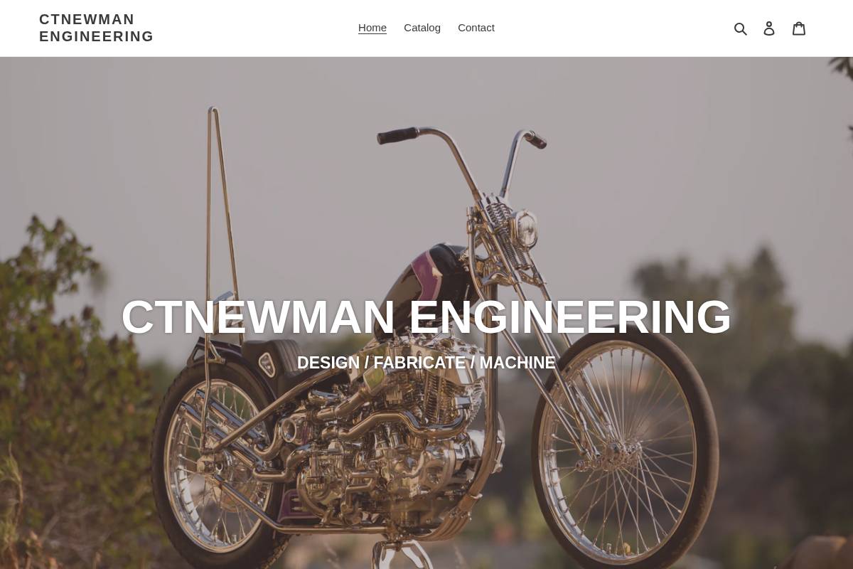 ctnewmanengineering.com homepage screenshot