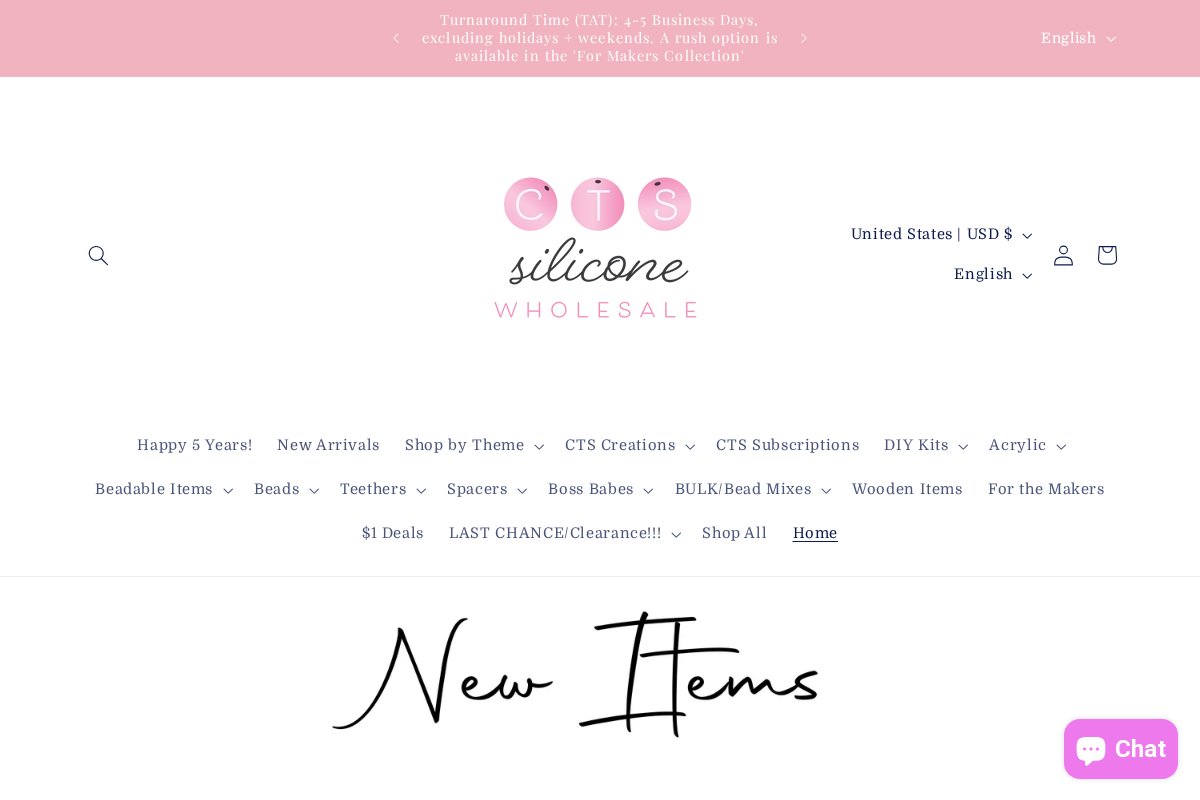 CTS Wholesale Silicone homepage screenshot